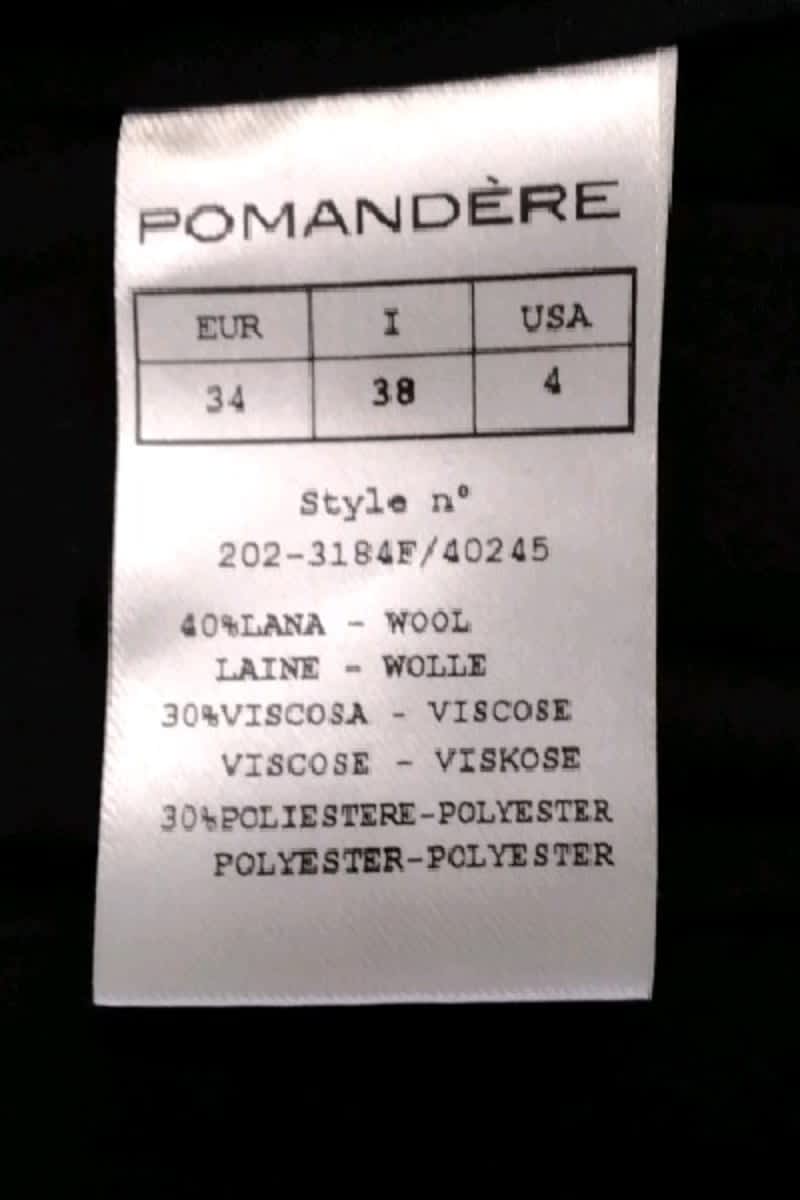 Robe Pomandère  Noir