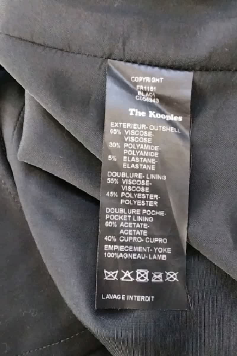 Robe The Kooples  Noir