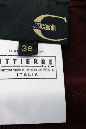 Robe Roberto Cavalli  Bordeaux