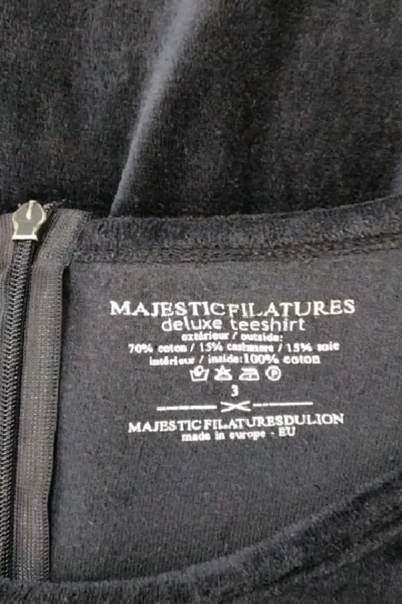 Robe Majestic Filatures  Bleu