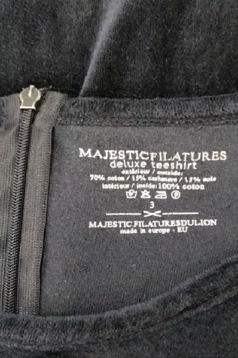 Robe Majestic Filatures  Bleu