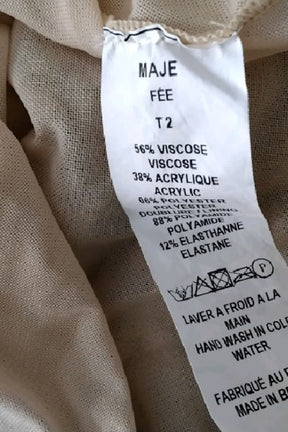 Robe Maje  Beige