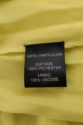 Robe Hotel Particulier  Jaune