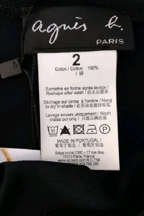Robe Agnès B.  Noir