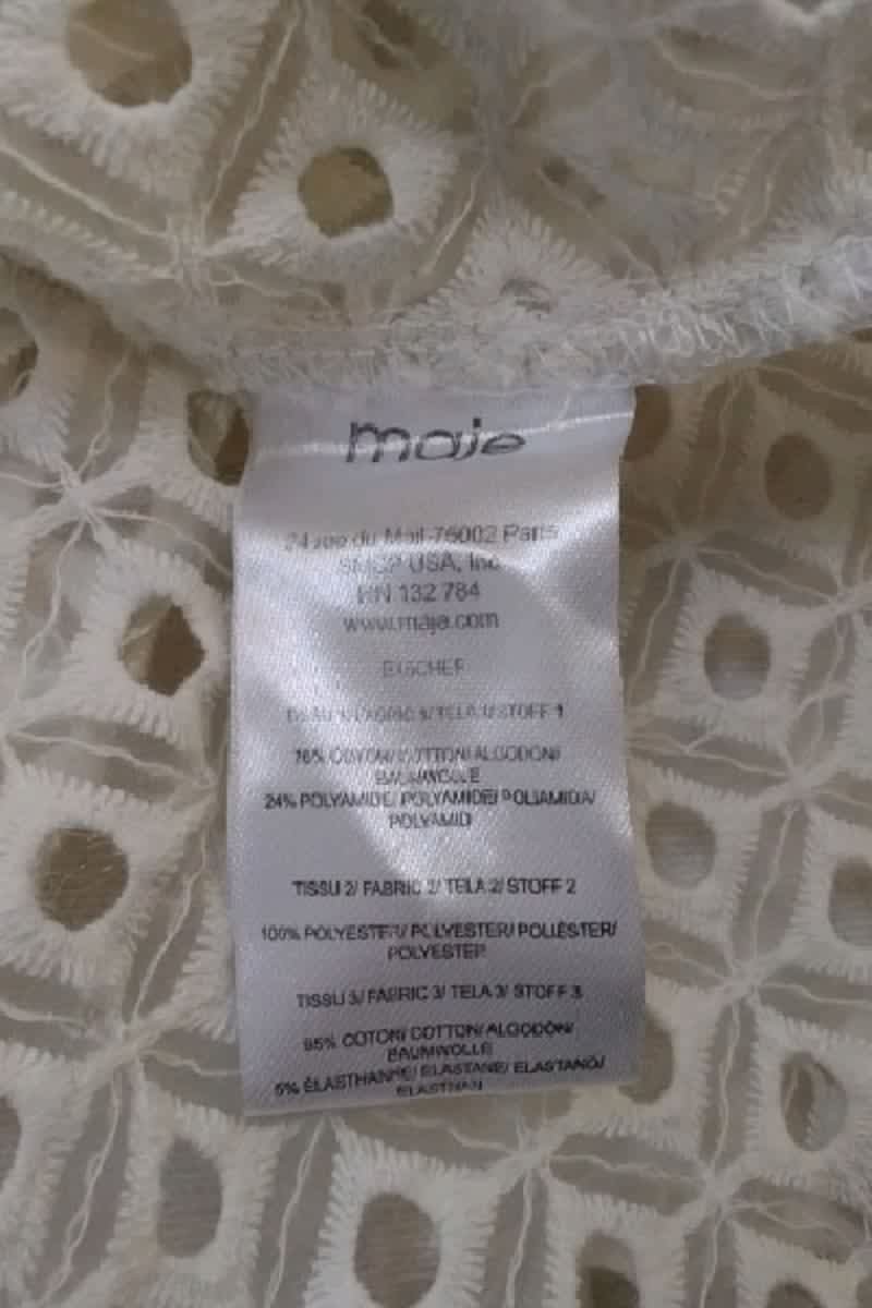 Robe Maje  Blanc