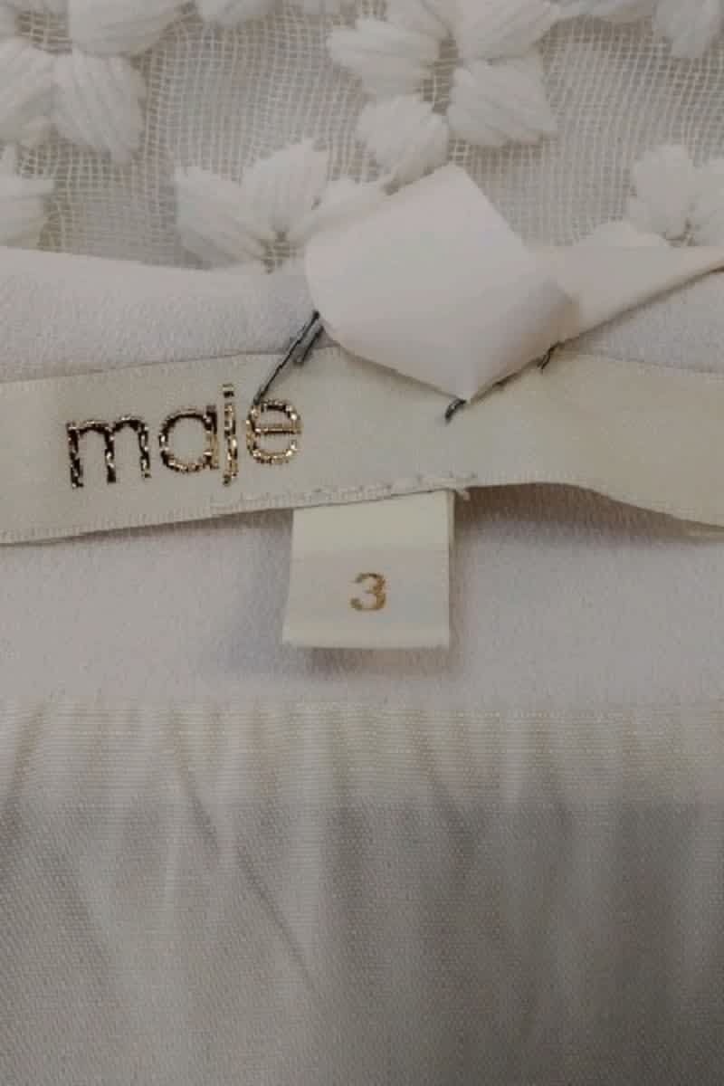 Robe Maje  Blanc