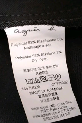 Chemise Agnès B.  Noir