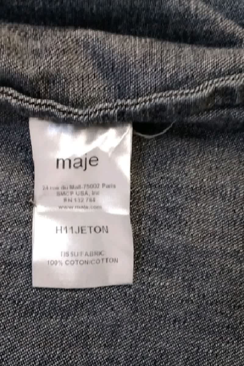 Chemise Maje  Bleu