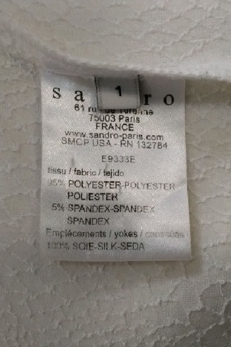 Blouse Sandro  Blanc