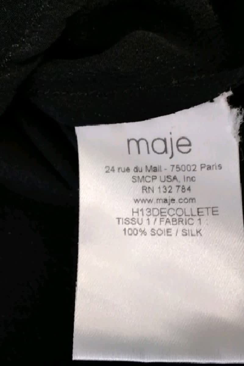 Blouse Maje  Noir
