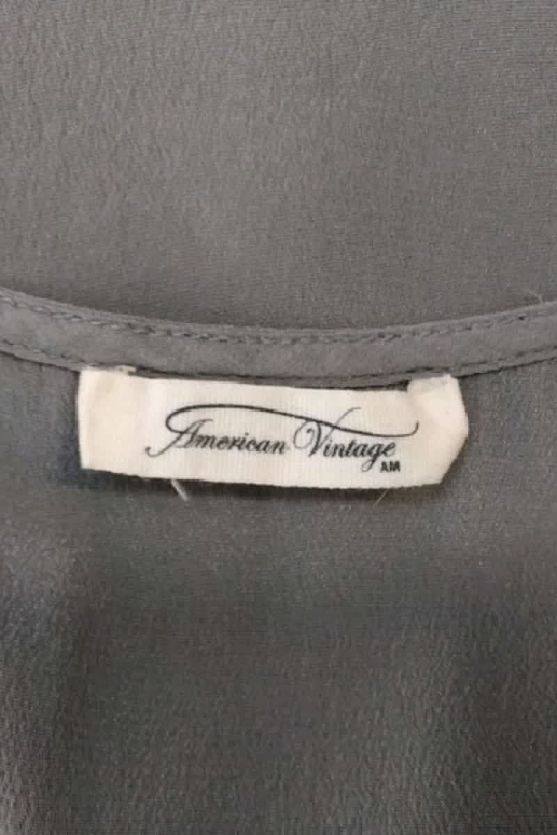 Top sans manche American Vintage  Gris
