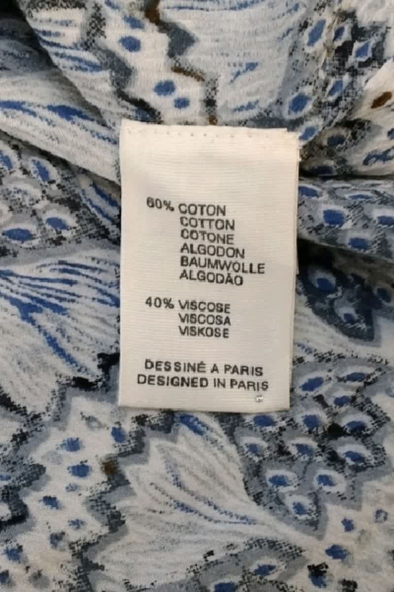 Top sans manche Antik Batik  Bleu