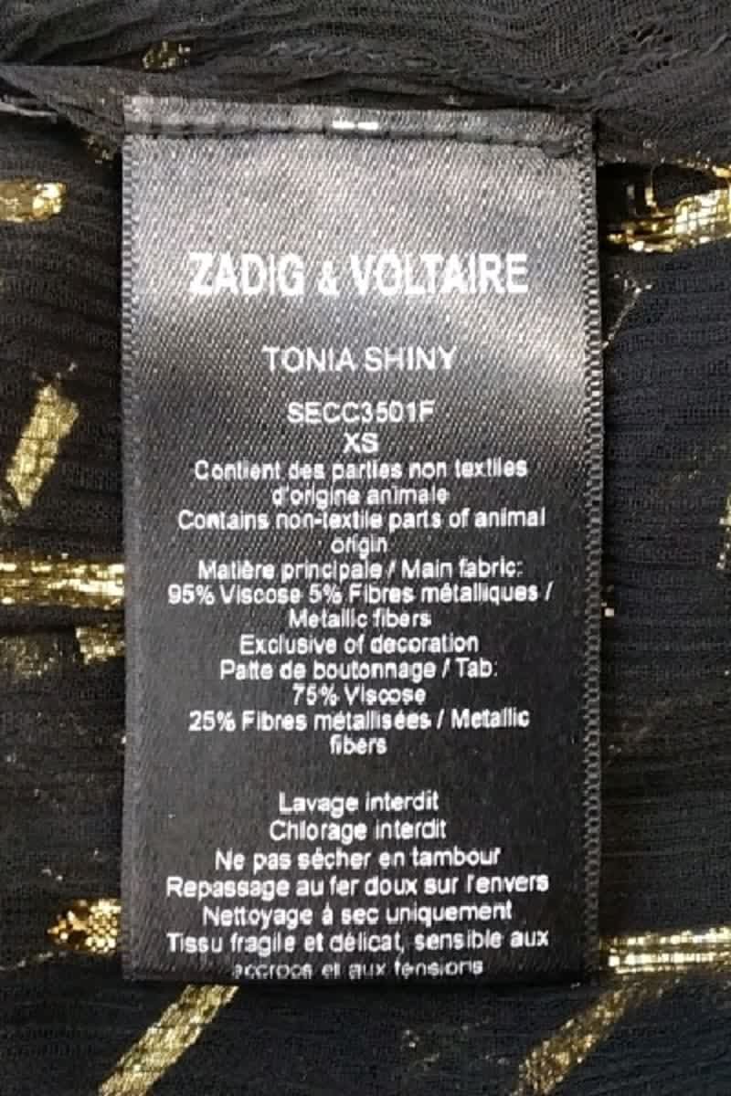 T-shirt Zadig & Voltaire  Noir