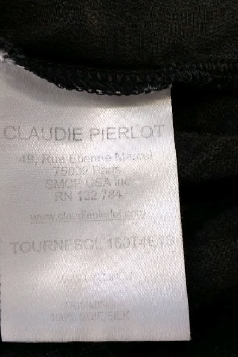 Top sans manche Claudie Pierlot  Noir