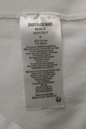Top sans manche Zadig & Voltaire  Blanc