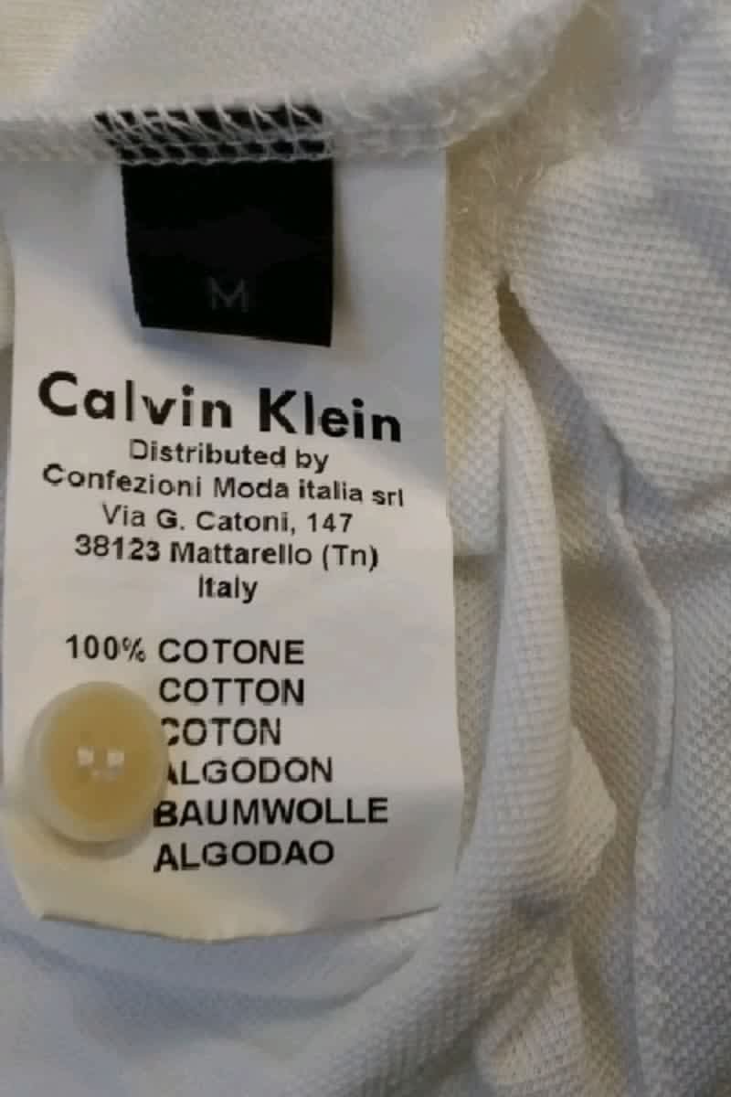 Polo Calvin Klein  Blanc