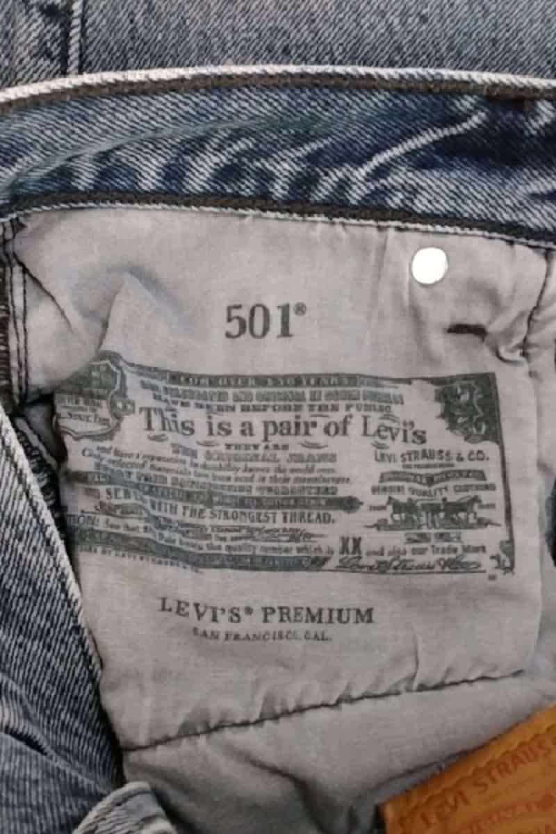 Jean droit Levi's  Bleu