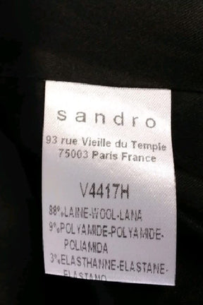 Blazer Sandro  Noir