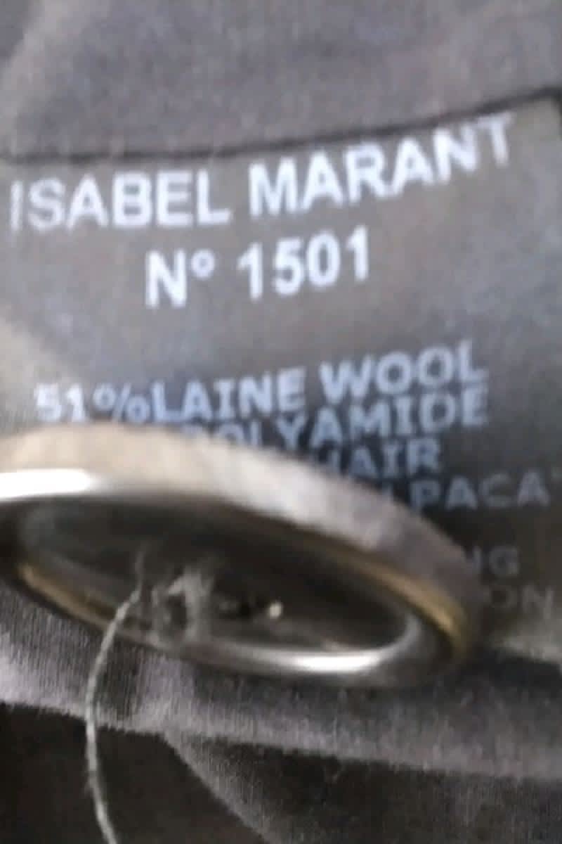 Manteau Isabel Marant  Noir