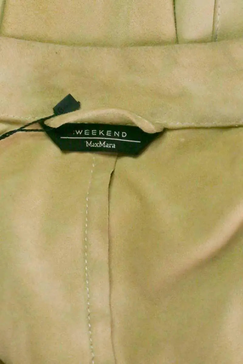 Veste Max Mara Beige en Cuir