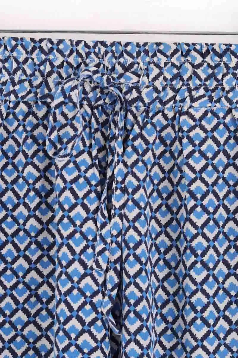 Pantalon Gerard Darel Bleu en Soie