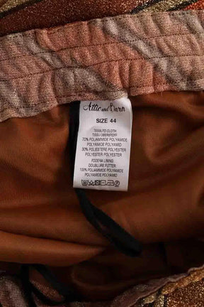 Pantalon Attic And Barn Marron en Synthétique