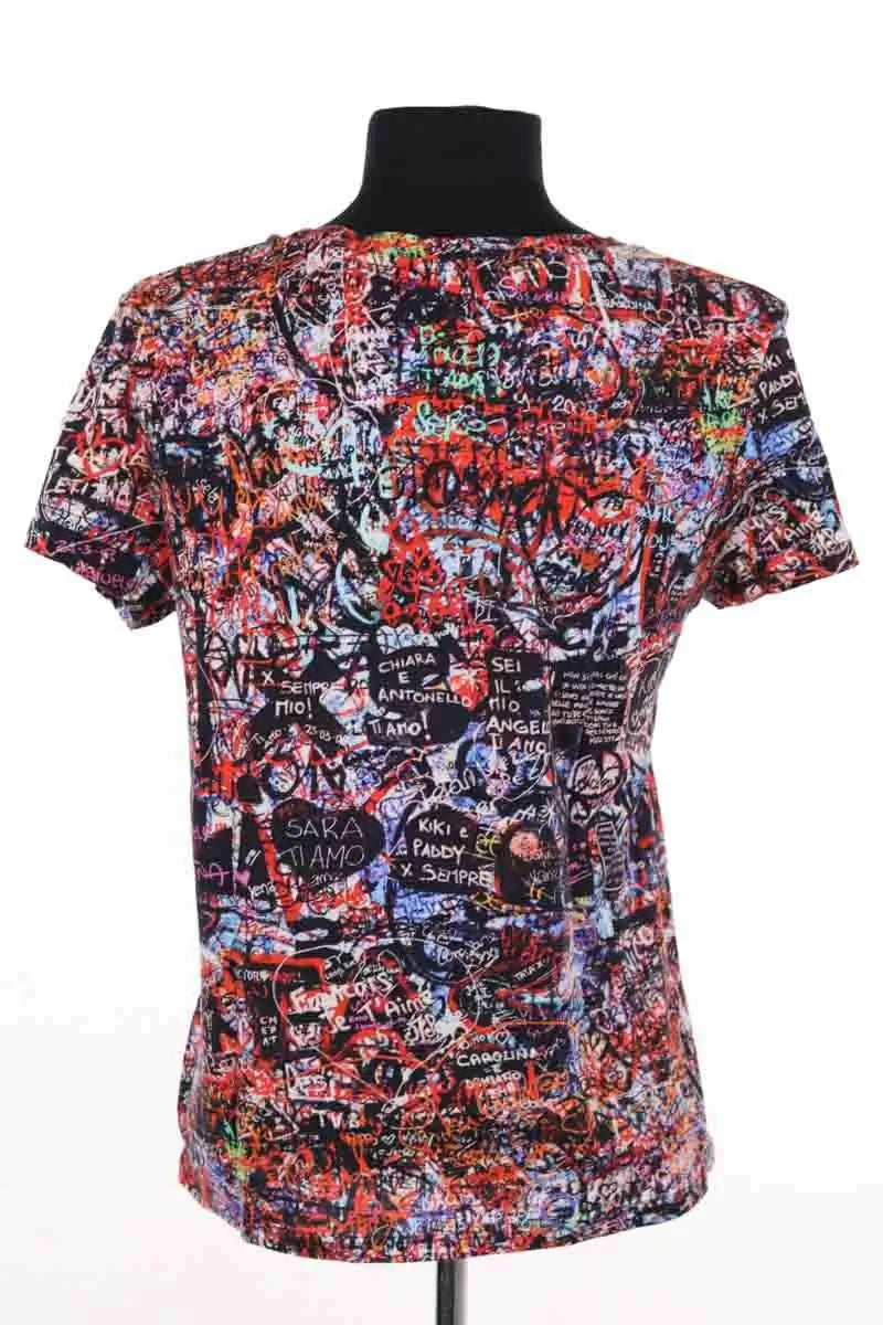 T-shirt Maje Multicolore en Coton
