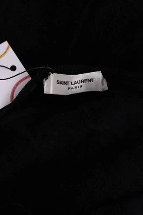 Combinaison Saint Laurent Noir en Coton
