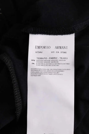 T-shirt Emporio Armani Noir en Viscose
