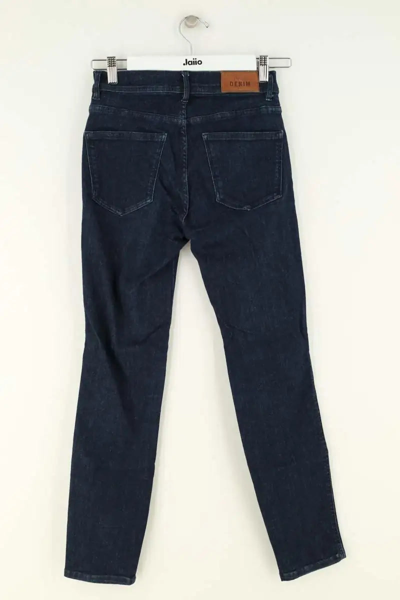 Jean slim Sézane Bleu en Coton