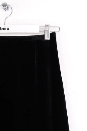 Jupe Joseph Sabra drapy velvet Noir en Synthétique