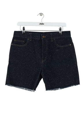 Bermuda Saint Laurent Marine en Coton, taille M - Seconde Main