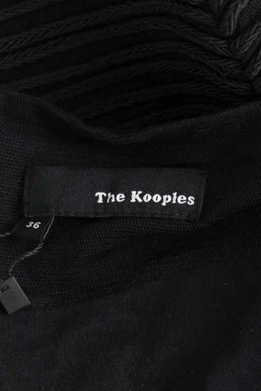 Mini jupe The Kooples Noir en Synthétique