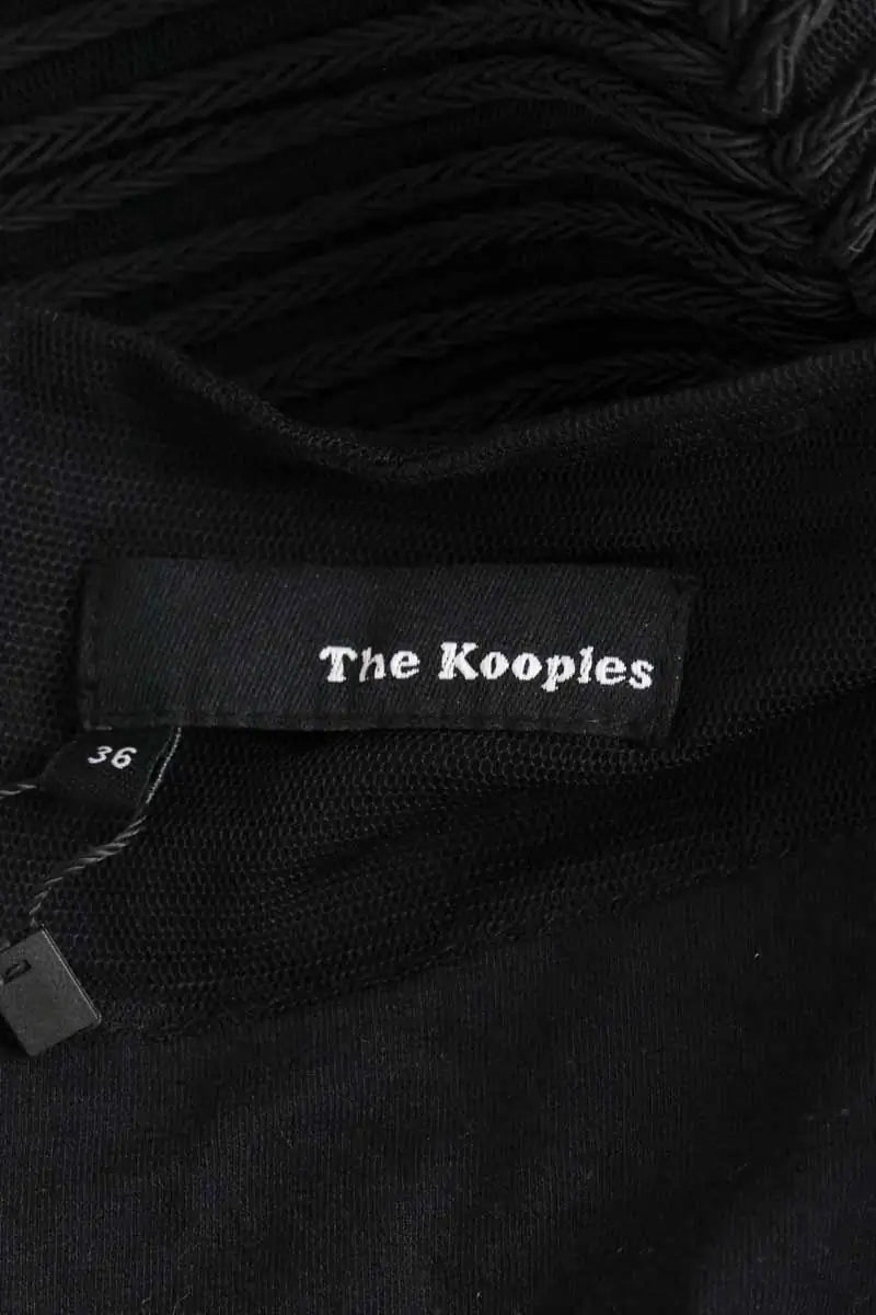 Mini jupe The Kooples Noir en Synthétique