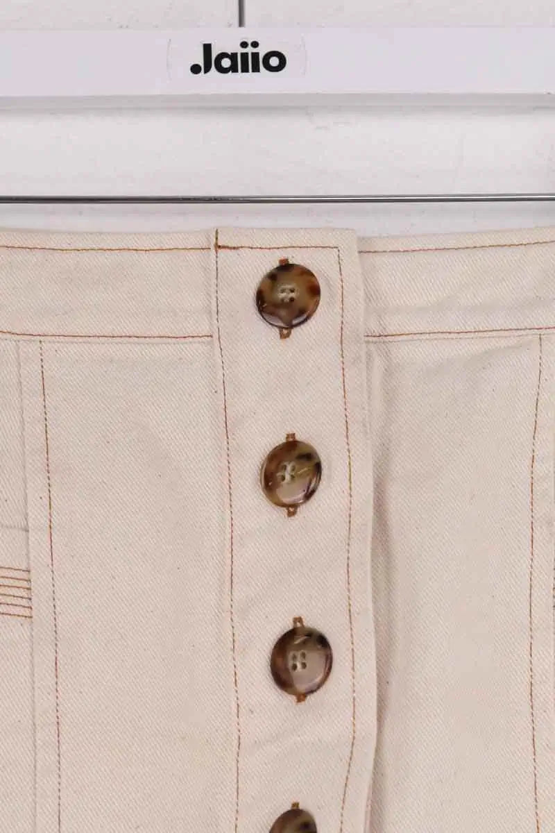 Jupe Sézane Beige en Coton
