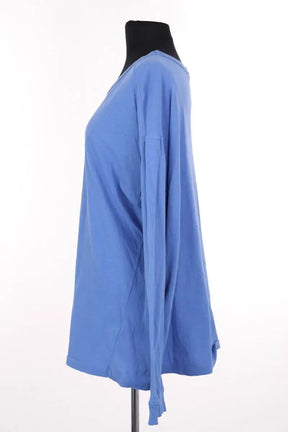 T-shirt American Vintage Bleu en Coton