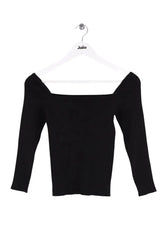 Top Mirae Paris Charlotte Noir en Viscose, taille S - Seconde Main