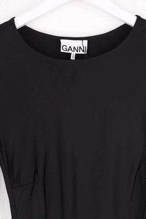 Robe Ganni Noir en Viscose