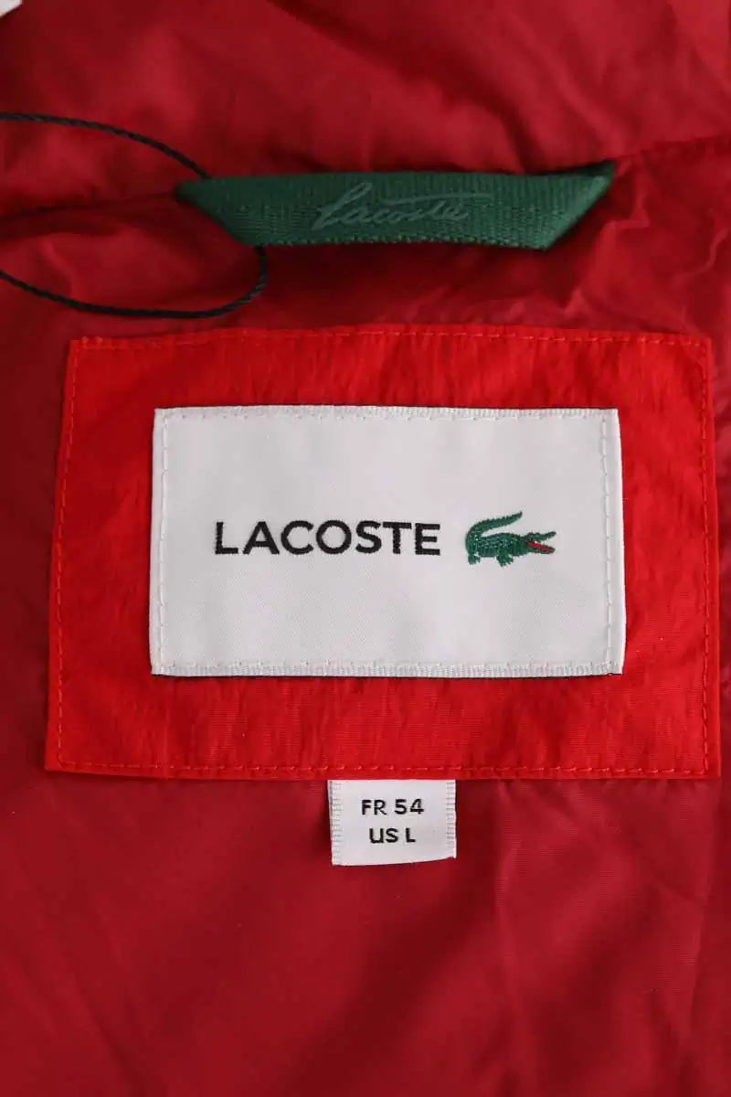 Doudoune Lacoste Rouge en Synthétique