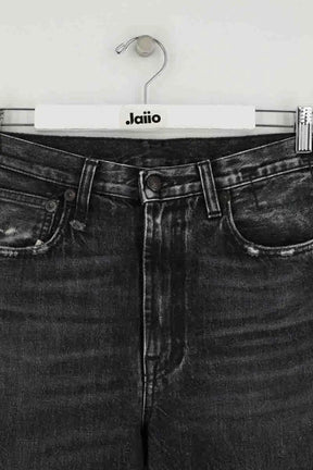 Jean droit R13 Noir en Coton