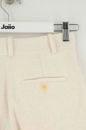 Pantalon large Samsoe Samsoe Blanc en Coton