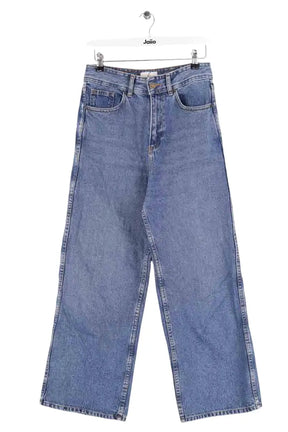 Jean large Sézane Bleu en Coton, taille S - Seconde Main