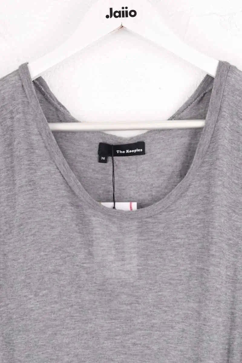 Robe The Kooples Gris en Synthétique
