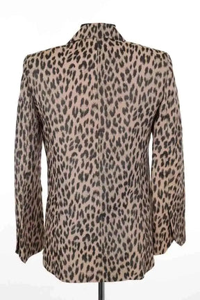Blazer Zadig & Voltaire Visko Jac Leo Camel en Synthétique