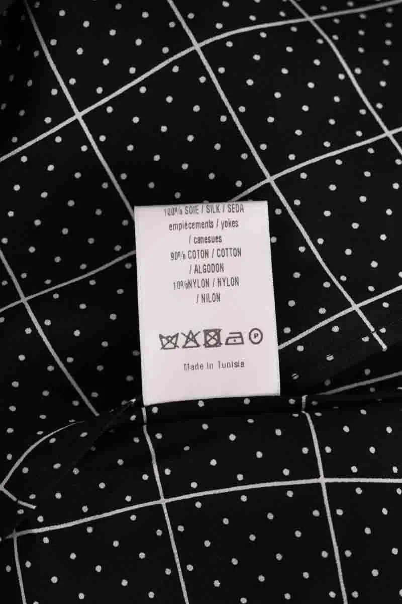 Blouse Sandro Noir en Soie