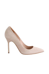 Talons Manolo Blahnik Beige en Daim, taille 36 - Seconde Main