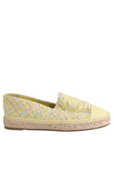 Espadrilles Chanel Jaune en Tissu, taille 41 - Seconde Main