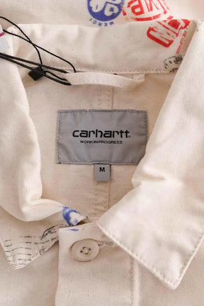 Veste Carhartt Wesley jacket Ecru en Coton