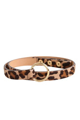 Ceinture en cuir Tara Jarmon Marron en Cuir, taille S - Seconde Main