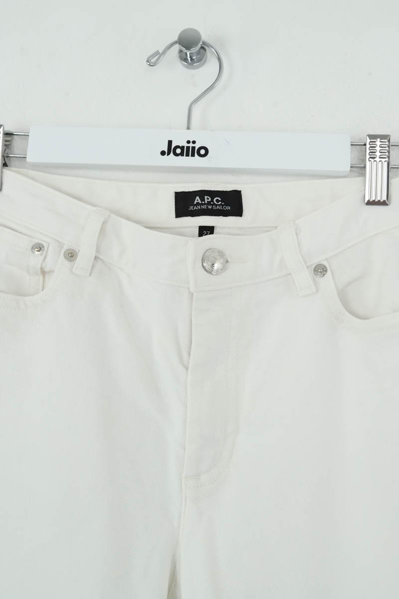 Jean droit APC Jean Sailor Ecru